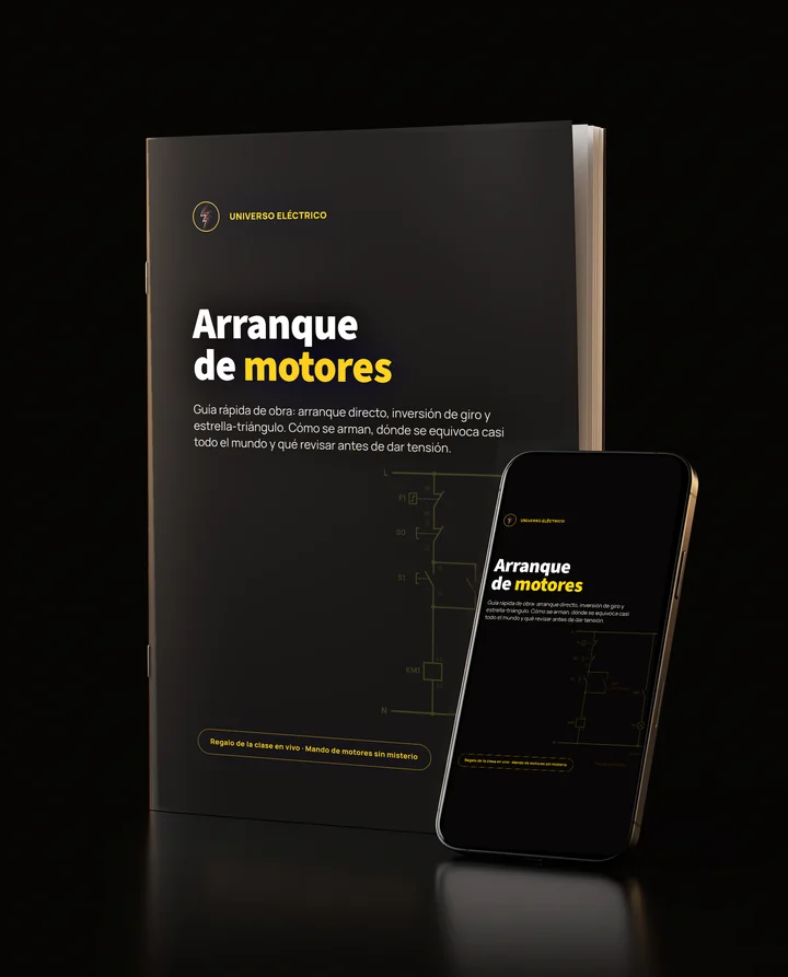 La guía Arranque de motores de Universo Eléctrico, en PDF para leer en el celular o imprimir